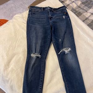 Gap high rise jeans size 8